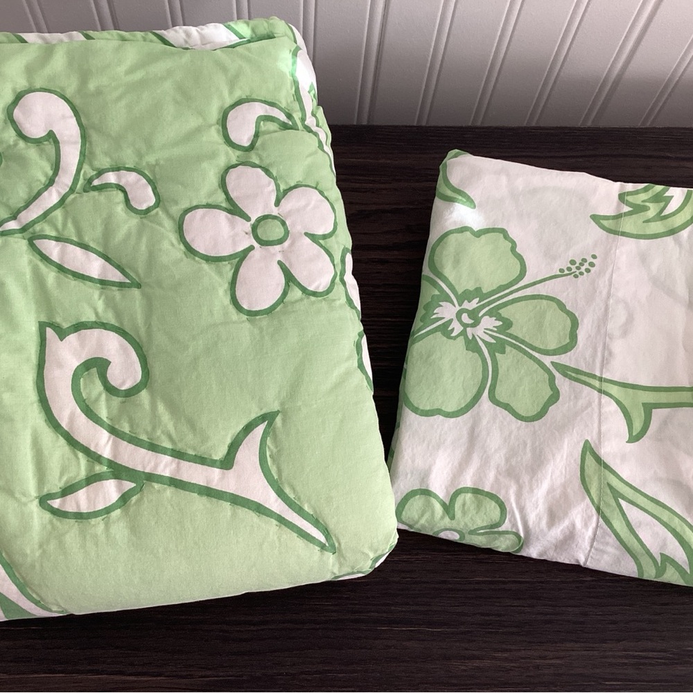Pottery Barn Teen Hawaiian Sham & Pillow Case Queen size